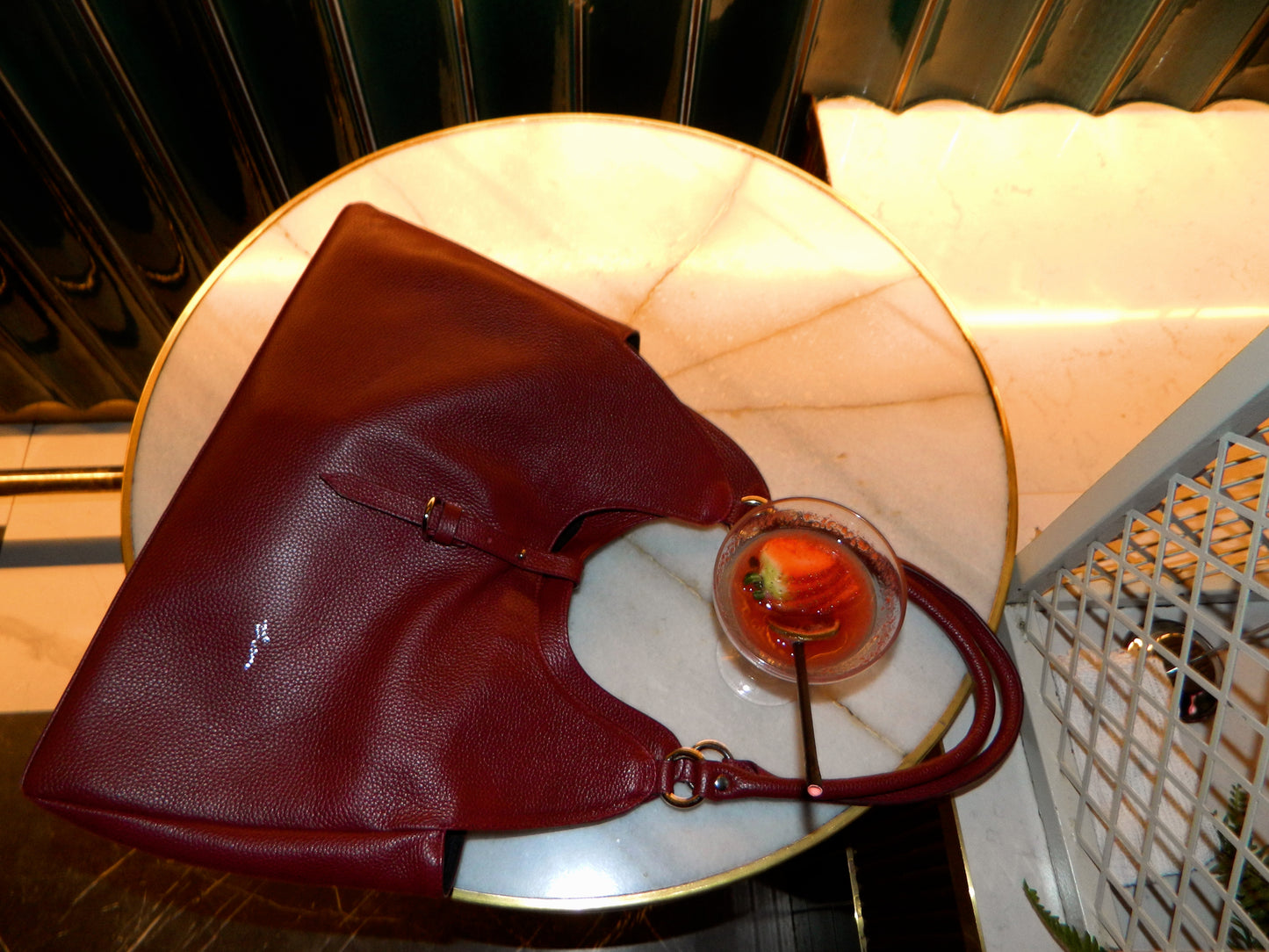 Strawberry Daiquiri bag - Burdeos